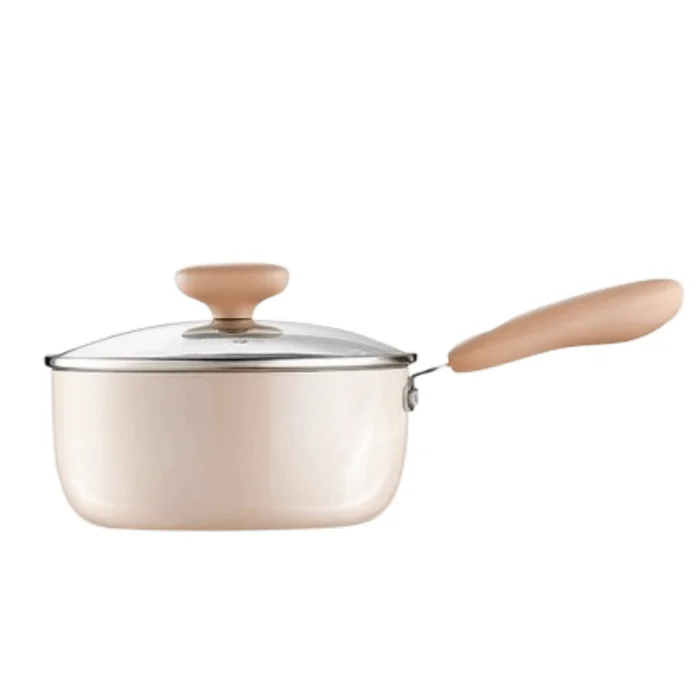 0 fluorine coating ceramic non-stick baby frying pan Cooking pan milk pan 18cm 1pc