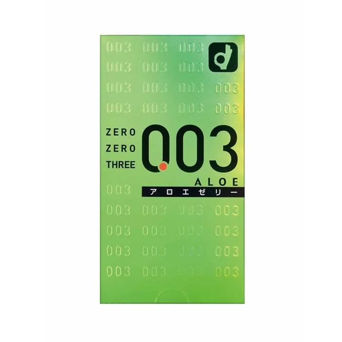 003 Condoms Natural Aloe Vera Essence 10pcs