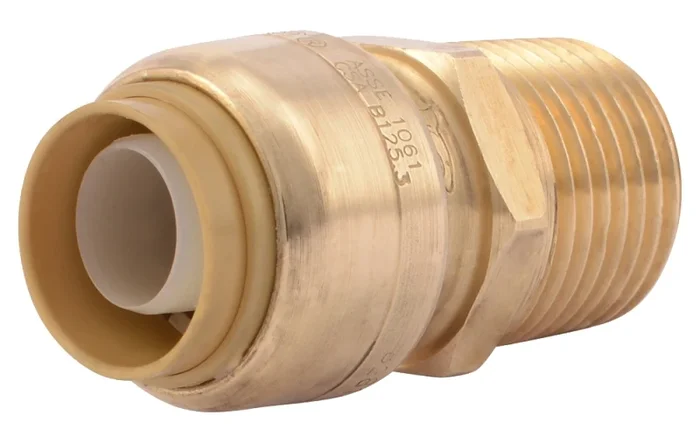 1/2 In. X 1/2 In. Mnpt Brass Push-to-connect Male Adapter