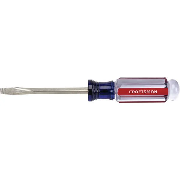 1/4″x4″ Slotted Acetate Screwdriver