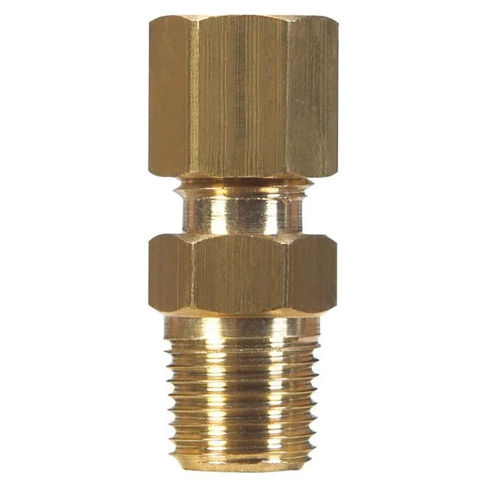 1/4 In. Compression X 1/8 In. D Mpt Brass Connector