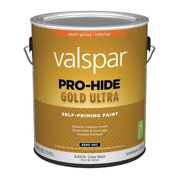 1 Gallon Clear Base Semi-Gloss Pro-Hide Gold Ultra Interior