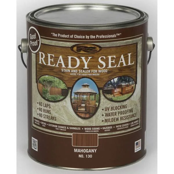 1 Gallon Mahogany Exterior Wood Stain and Sealer