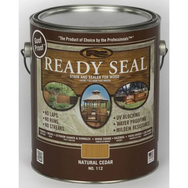 1 Gallon Natural Cedar Exterior Wood Stain and Sealer