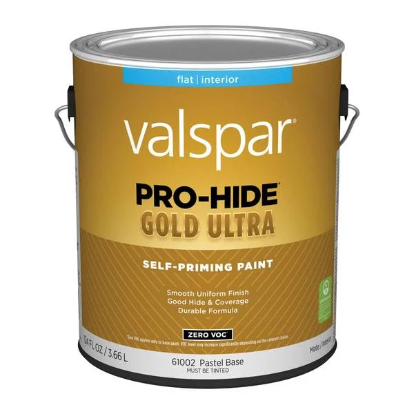1 Gallon Pastel Base Flat Pro-Hide Gold Ultra Interior