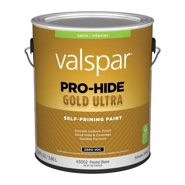 1 Gallon Pastel Base Satin Pro-Hide Gold Ultra Interior