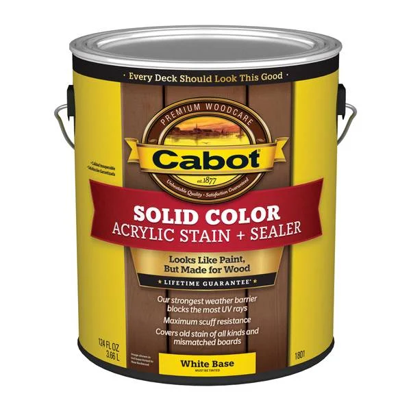 1 Gallon Solid Color Acrylic Stain + Sealer