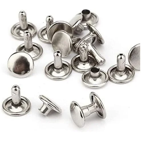 10/11mm Double Capped Rivets (Size 123) – 100 sets
