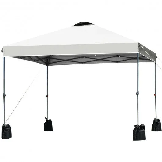 10’x10′ Outdoor Commercial Pop up Canopy Tent-White