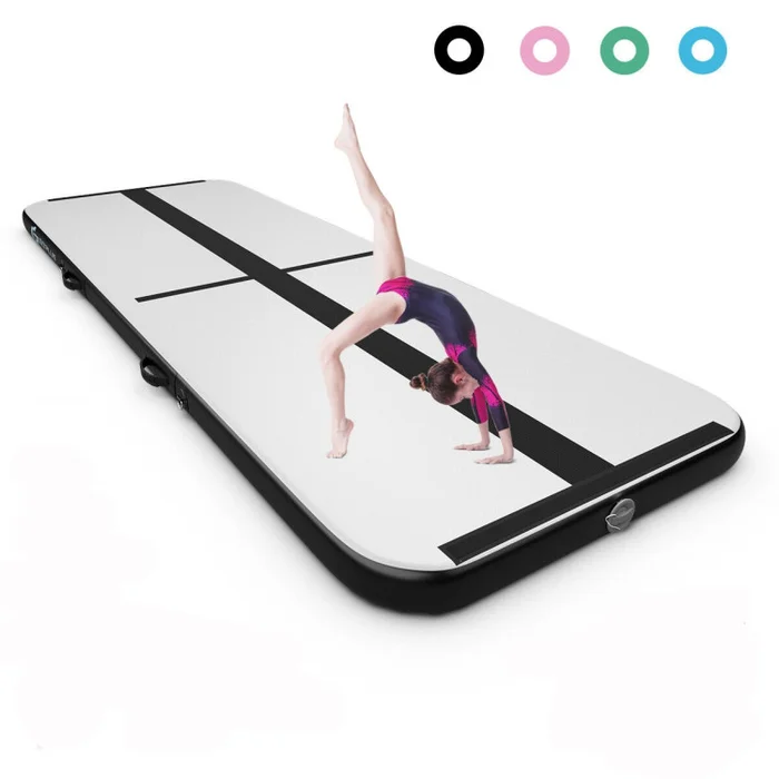 10 Feet Inflatable Gymnastics Tumbling Mat with Pump