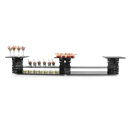 10 Piece Black Riser Set
