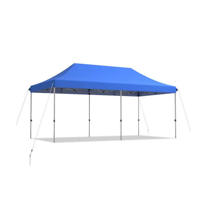 10 x 20 Feet Adjustable Folding Heavy Duty Sun Shelter with Carrying Bag