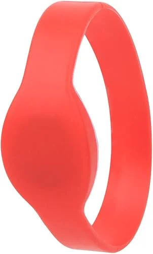 10Pcs 125Khz RFID Wristband, ID Card Silicone Bracelet for Swimming Pool Gyms Access Control(Black)