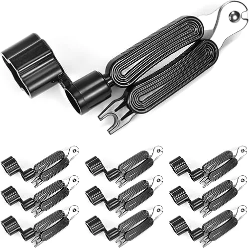 10pcs Guitar String Winders Black