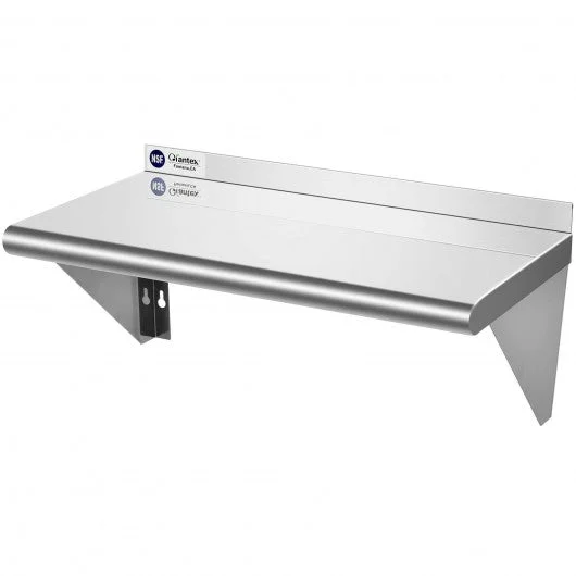 12″ ×24″ Stainless Steel NSF Commercial Wall Mount Shelf – Kitchen & Restaurant