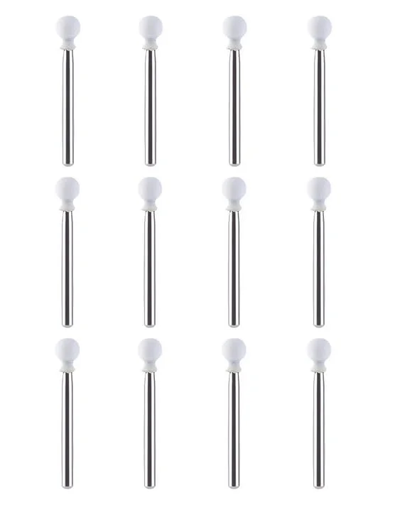 12/Bx Dental White Stones Round FG RD1