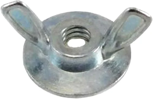 12 Pack Wing Nuts 1/4-20 – Zinc Plated Steel Forged Washer Base Wing Nut, 1/4-20-inch Butterfly Wing Nut Butterfly Wing Nuts Wingnuts 1/4-20 Metal Wing Nut with Washer Base (12)