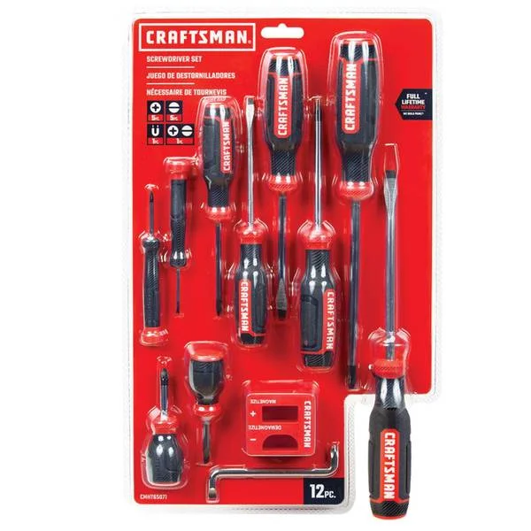 12-Piece Screwdriver Set