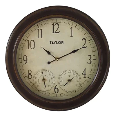 14-inch Clock Thermometer