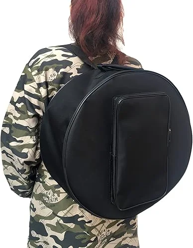 15.7in Snare Drum Bag Drum Backpack Case with Adjustable Strap Portable Padded Drum Bag Dustproof Travel Drum Bag Oxford Drum Cover Drum Storage Case Outside Pocket Percussion Instruments Accessories