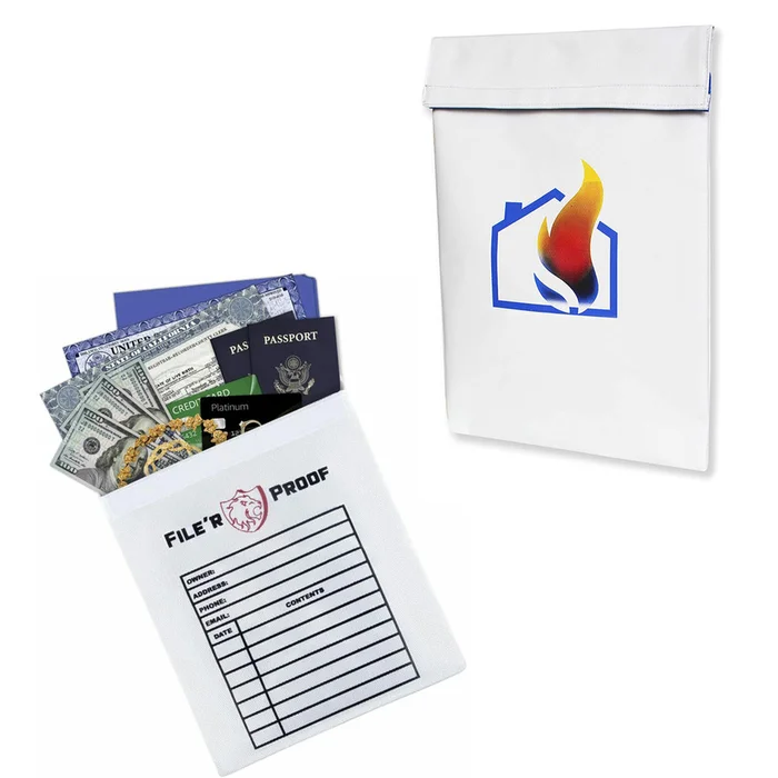 16″ x 12″ Silicone Coated Fireproof Bag