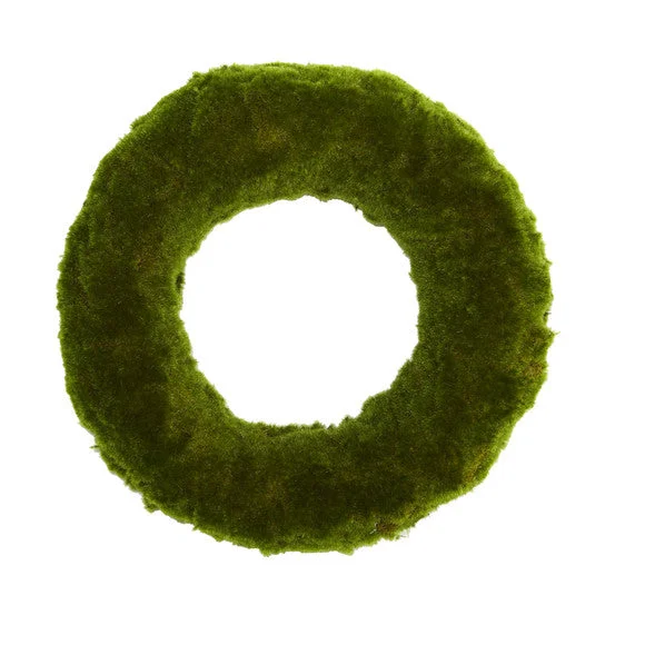 18″ Moss Artificial Wreath