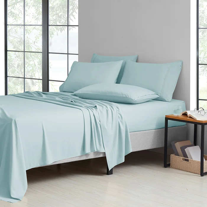 2,000-TC Bamboo Blend 6-Piece Sheet Set with Deep Pockets