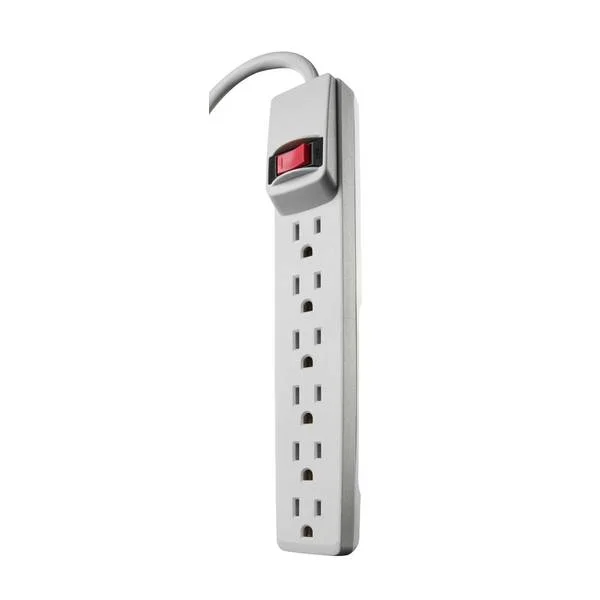 2′ 6-Outlet Woods Surge Protector