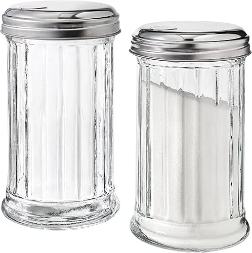 2 Pack Diner Retro Style Sugar Shakers