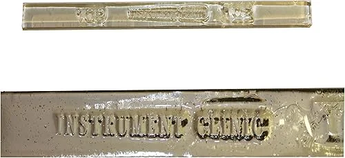 2 Pack, Instrument Clinic Clear Shellac Stick (2 Sticks) for Saxophone, Clarinet Pads