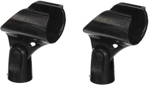 2 Pack Wireless Microphones Clip Holder Clamp for Shure Vocal Microphone Handheld wa371 Blx28 PGX SLX