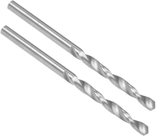 2 Pcs Solid Carbide Drill Bits 2.05mm-3.45mm for Stainless Steel Alloy(3.45mm)