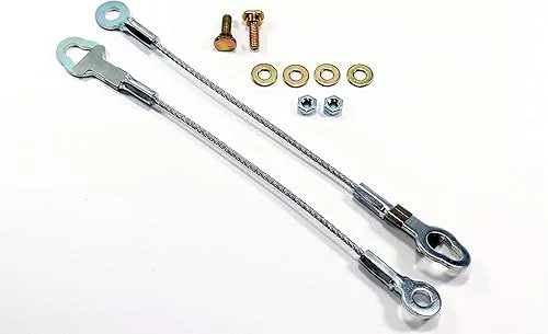 2 Tailgate Cables Compatible with Polaris Ranger 500 700 800 900D (2005-2015) Tailgate (Tail Gate) Cable Kits – Replaces 7081445 & 7081215