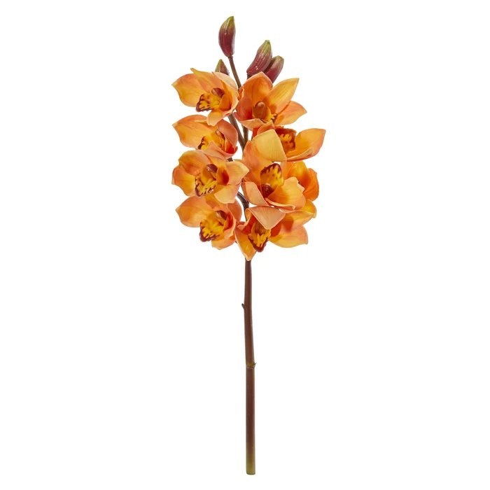 20″ Cymbidium Orchid Artificial Flower (Set of 4)