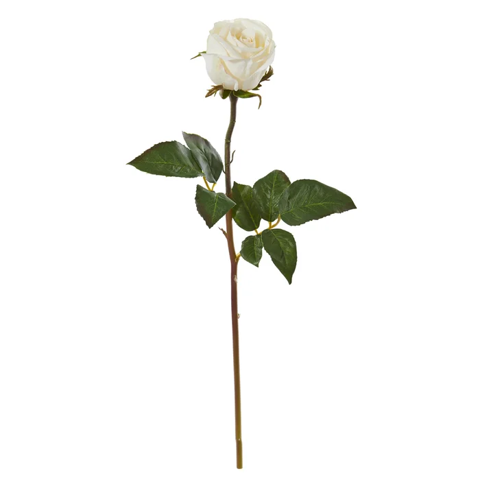 20″ Rose Artificial Bud Flower (Set of 6)