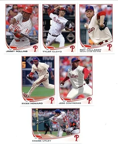 2013 Topps Baseball Philadelphia Phillies Master Team Set (Series 1, Series 2 plus Update Series) – 30 Cards!
