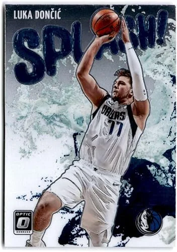 2021-22 Donruss Optic Splash #4 Luka Doncic Dallas Mavericks Basketball Trading Card