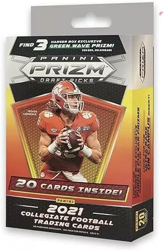 2021 Panini Prizm Draft Picks Football 20-Card Hanger Box