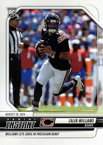 2024 Panini Instant Football #7 Caleb Williams Rookie Card – 1st Official Bears Card