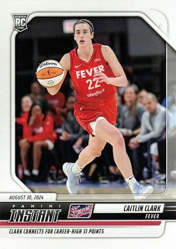 2024 Panini Instant WNBA Basketball #191 Caitlin Clark Rookie Card Fever – Scores Career High 31 Points