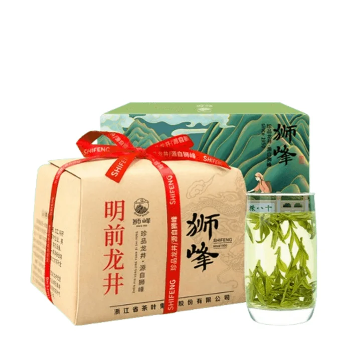2025 New Tea Lion Peak Selected Old Tea Tree Mingqian Longjing Tea Special 250g