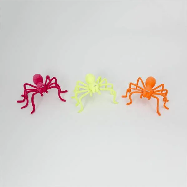 22.8″ Neon Color Spiders Assortment