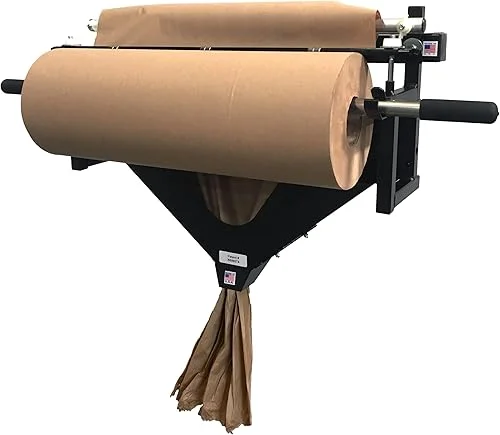 24′ Kraft Paper Crumpler – Wall Mount & Benchtop Void Fill Dispenser – EP-5955 – Made in USA