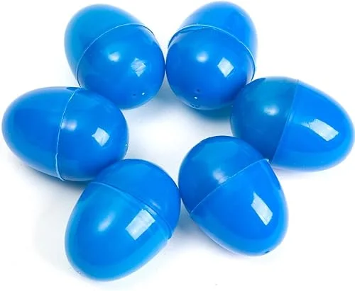 24 Blue Empty Easter Eggs Vending, Crafts, ETC.
