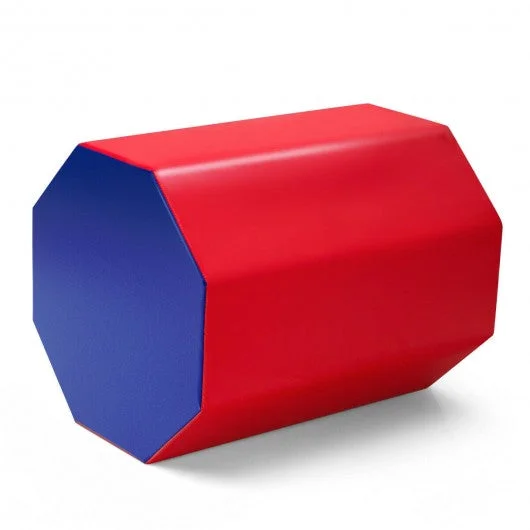 25″ x 30″ Octagon Skill Shape Exercise Gymnastic Mat-Red