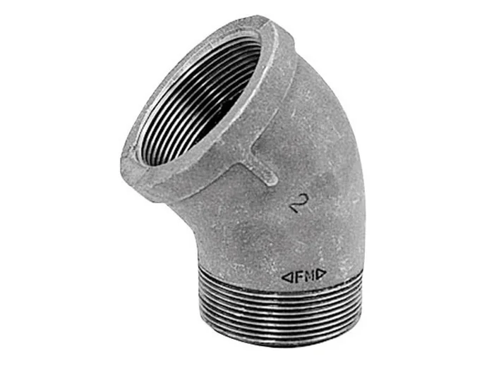 3/4 In. Fpt X 3/4 In. Dia. Mpt Black Malleable Iron Street Elbow