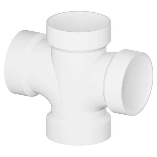 3″x3″x2″x2″ Double Sanitary Tee DWV