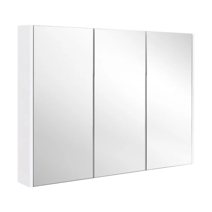 3-Door Frameless Bathroom Wall-Mounted Mirror Cabinet