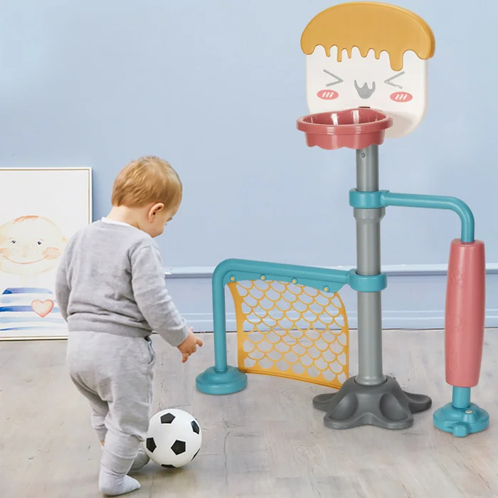 3-in-1 Toddlers' Basketball/Soccer/Roller Activity Center