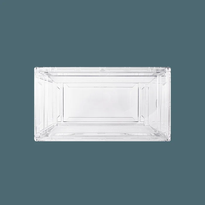 【3 Pcs】Shoe Storage Box Shoe Organizer Clear Acrylic Box Stackable